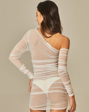 Laden Sie das Bild in den Galerie-Viewer, Image 05: Empress Mini Dress Yasmin Dress White Tule