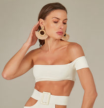 Laden Sie das Bild in den Galerie-Viewer, Image 04: Empress Top Top Biquini Suzy Textura Flat Off White