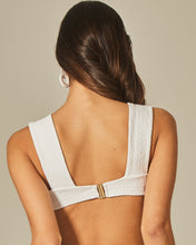 Laden Sie das Bild in den Galerie-Viewer, Image 04: Empress Top Top Hoop Sloane White Tweed Texture
