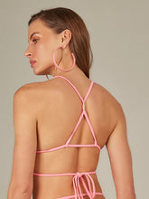 Laden Sie das Bild in den Galerie-Viewer, Model Back: Empress Top Top Biquini New Cross Rosa
