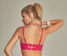 Laden Sie das Bild in den Galerie-Viewer, Top Bikini Antigua Fuchsia Pink
