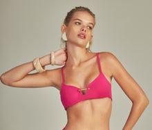 Laden Sie das Bild in den Galerie-Viewer, Top Bikini Antigua Fuchsia Pink
