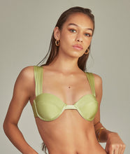 Laden Sie das Bild in den Galerie-Viewer, Top Bikini Bouche Olive Green
