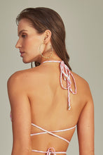 Laden Sie das Bild in den Galerie-Viewer, Top Bikini Danielle Pink Chevron
